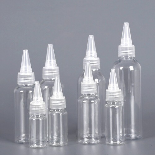 Bottiglie liquide trasparenti