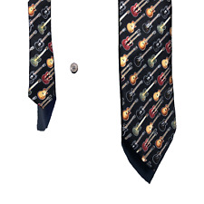 Cravatta cravatta nera stampa
