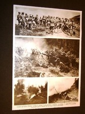 Manovre militari a Bolzano nel 1935 Mitragliatrici lanciafiamme nebbiogeno bomba