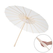  Ombrello Di Carta Bianca in