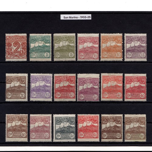 San marino 1903 between - san,