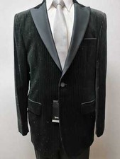 Giacca uomo velluto nero