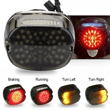 Fanale posteriore freno LED fumo per Harley Touring Dyna Softail Sportster X-1200