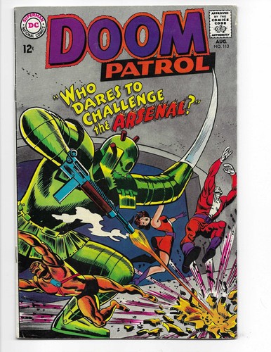 Doom patrol 113 1967 comics - dc,