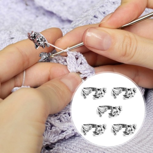 5pcs anello all uncinetto - anello, all'uncinetto