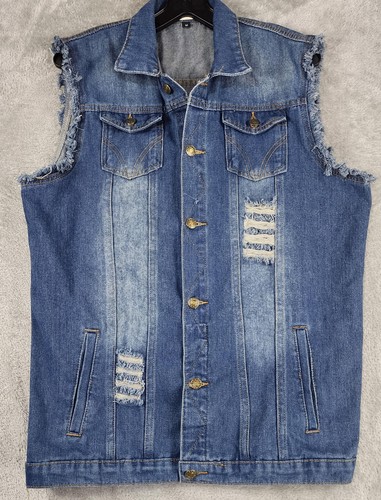 Nasky gilet denim uomo blu - gilet,