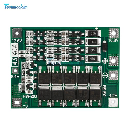 10pcs 40a bms 18650 - 4s,
