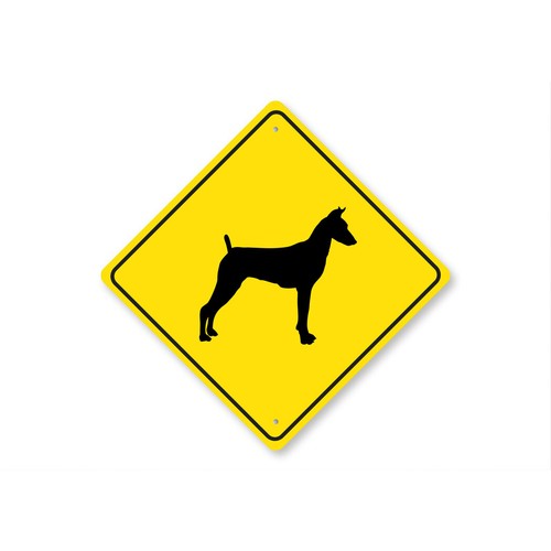 Insegna diamante cane pinscher - insegna,