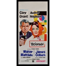 locandina SCIARADA cary grant audrey hepburn matthau coburn B178