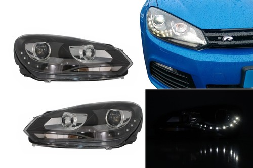 Fari anteriori led drl per - led, vw