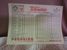 SCHEDINA TOTOCALCIO CONI