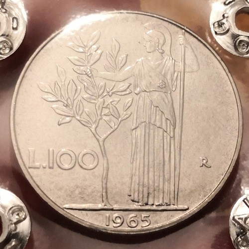 100 lire 1965 italia - 100,