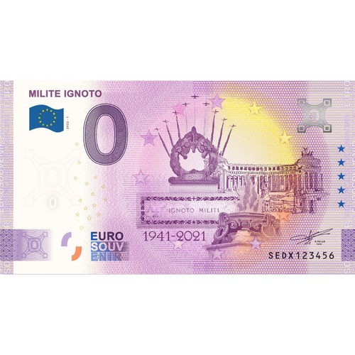 Zero euro souvenir - zero,
