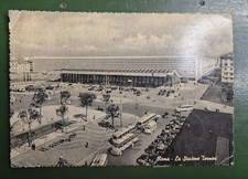 Cartolina Vintage Roma La Stazione Termini Viaggiata