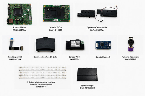 Ricambi samsung ue40f6400ak - ricambi,