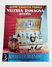 VECCHIA ROMAGNA RISERVA ANNI 50 ANNO 1959 PUBBLICITÀ  ADVERTISING WERBUNG