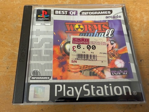 Worms pinball playstation - pinball, ps1