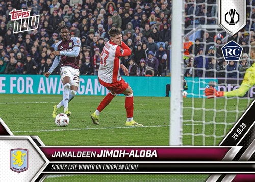 Topps now 2026 uel - uel, europa