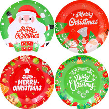 40 Piatti Di Carta Natale