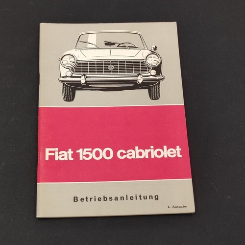 Fiat 1500 cabriolet - fiat,