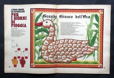GIOCO dell'OCA  - vintage anni 70 - -  dim 48*32 cm ca