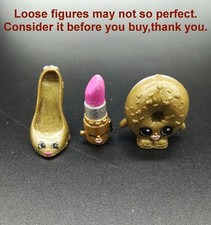 LOTTO 3 RARISSIMI Shopkins Edizione Limitata Lippy Lips D'Lish Ciambella Beverley Tacchi