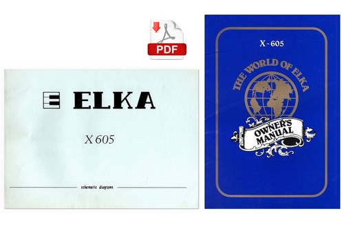 Elka 605 service manual - elka, x-605