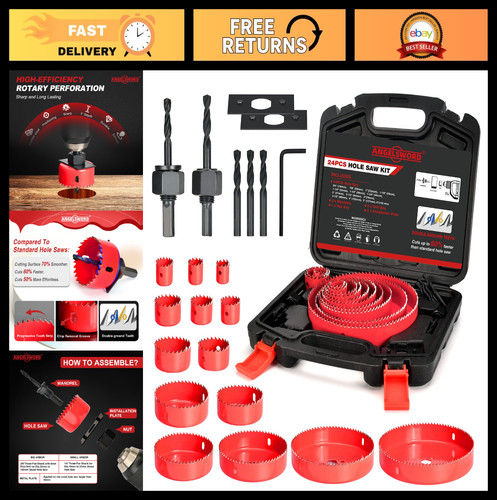 Set pezzi seghetto foro - pezzi,
