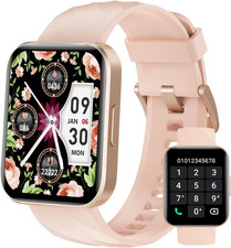 Smartwatch Donna Chiamate Bluetooth Orologio Contapassi Cardiofrequenzimetro Da 