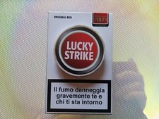 LUCKY STRIKE- Rosso LIMITED EDITION ORIGINALE  custodia in Latta da collezione 