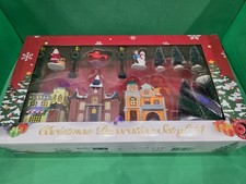 Villaggio Natalizio Luminoso 14 Pezzi con Luci LED – Decorazione di Natale