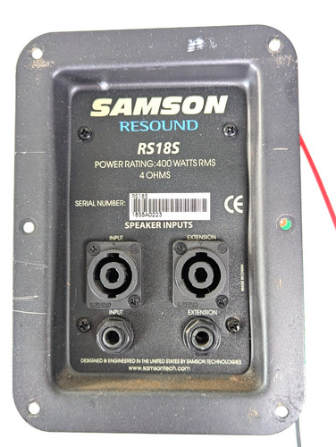 Woofer samson rs18s 400watt - rs18s,