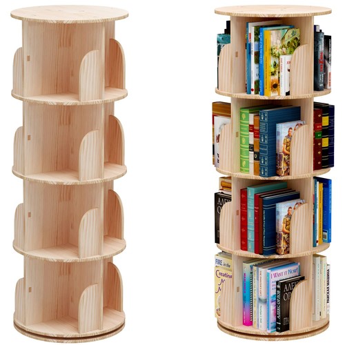 Ptuwods libreria girevole a - libreria,