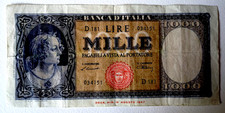 ITALIA - Rara banconota da