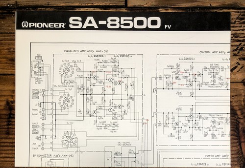 Pioneer 8500 amplificatore - pioneer,