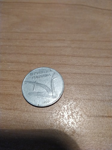 Moneta rara lire del - da,