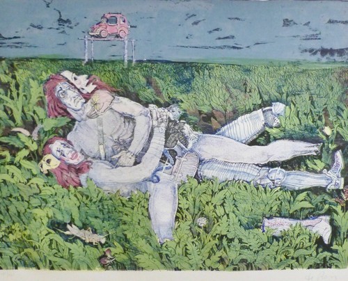 Raffaele rosa litografia - de,