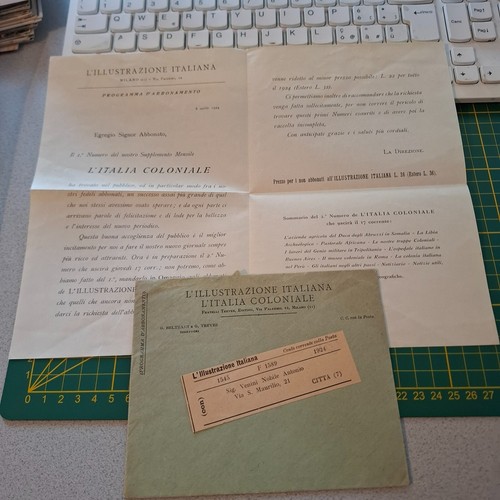 Antico documento busta con