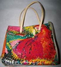 BORSA ROBERTO CAVALLI A MANO / SPALLA  CANVAS HAND BAG MADE IN ITALY