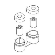 Cassetta pellicola subminiaturata Mamiya 16 mm