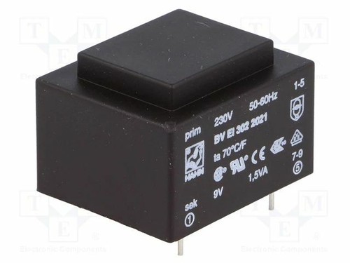 Trasformatore rivesto 9v - trasformatore:,