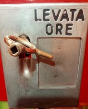  CASSETTA POSTALE  ROSSA POSTE ITALIANE BUCA LETTERE PIASTRINA E CHIAVE