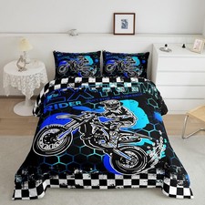 Motocross Rider Comforter Set