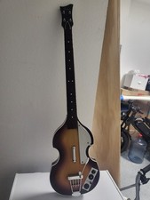 Rock Band Beatles Hofner basso chitarra wireless NWGTS3 Nintendo Wii testato
