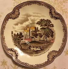 Johnson Bros Old Britain Castles Piattino Tazza Tè Te Brown Multicolor