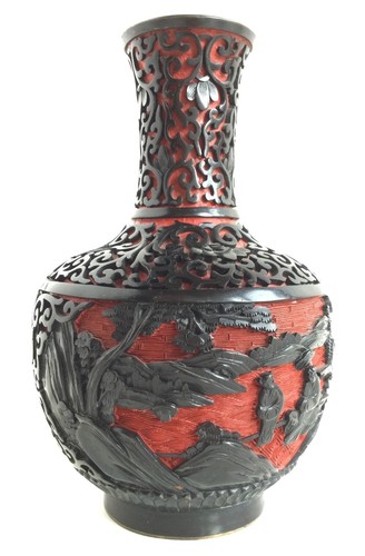 Antico vaso cinese - , ottone