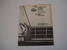 advertising Pubblicità 1974 AUTOBIANCHI A112 A 112