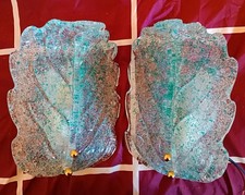 MURANO Coppia Applique vetro