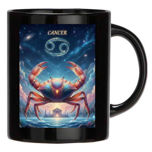 Tazza mug nera segno - mug,