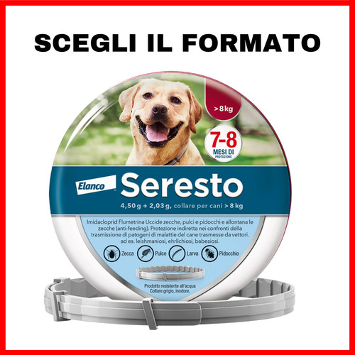 Seresto cane fino oltre - seresto, kg